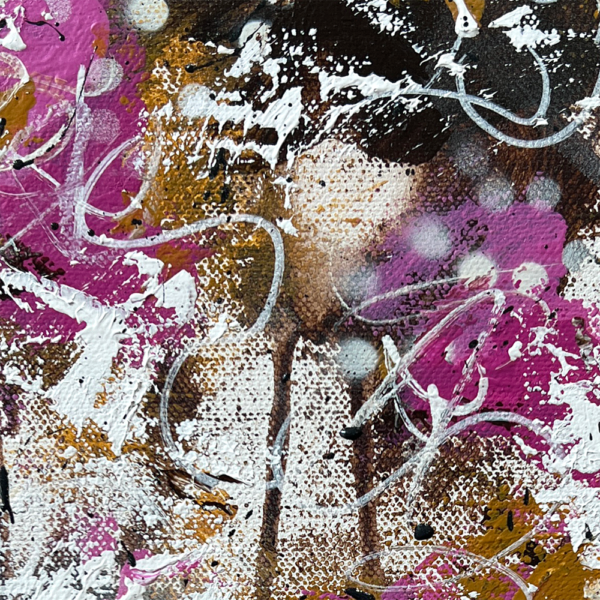 Pink Splatter by Victoria R Wolf 6-4-24 original closeup