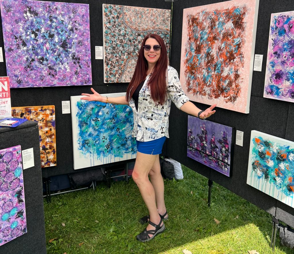 surviving and thriving through 11 art show in 4 months victoria booth