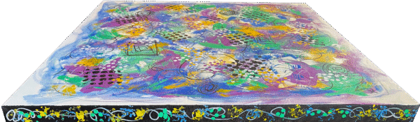 Let It All Out by Victoria R Wolf 6-21-25 side painting example 02